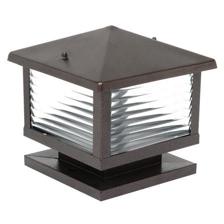 ไฟหัวเสา INOVA UT106 โลหะ คันทรี่ สีน้ำตาล_1