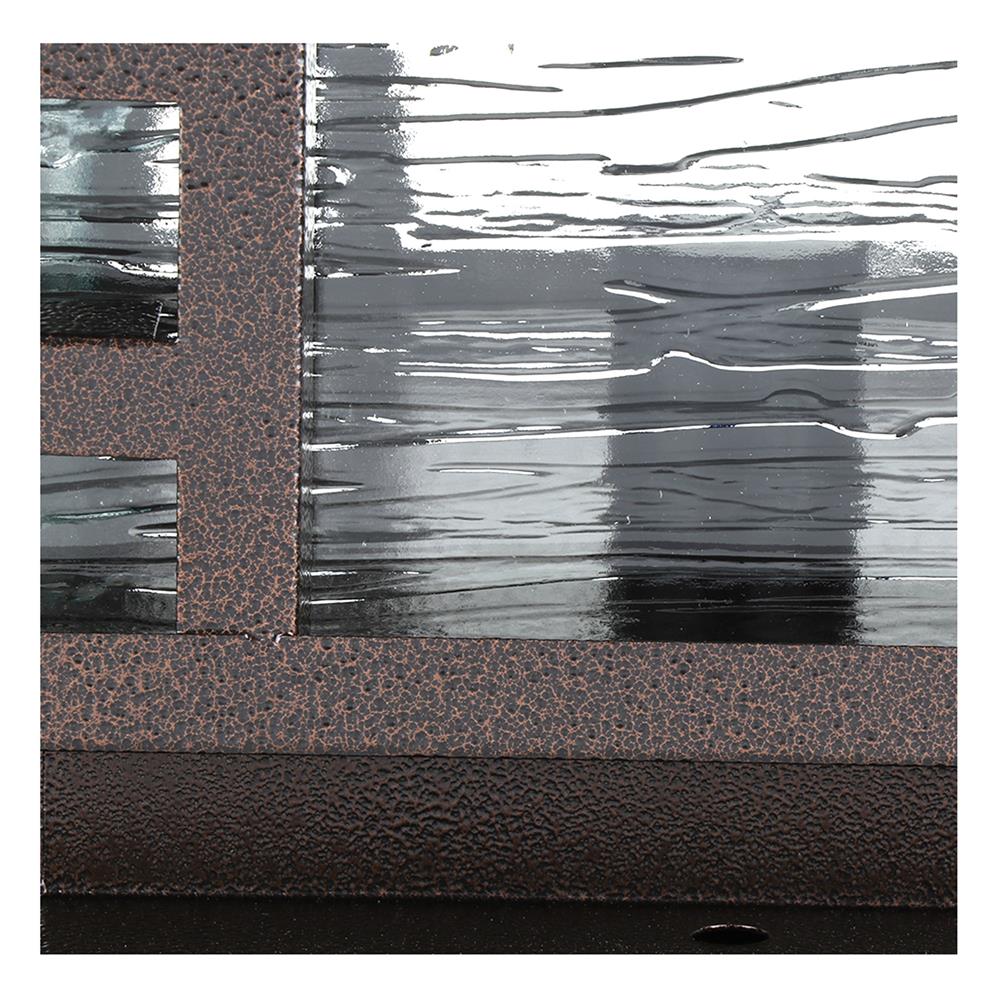 ไฟหัวเสา INOVA UT109 โลหะ COUNTRY สีน้ำตาล