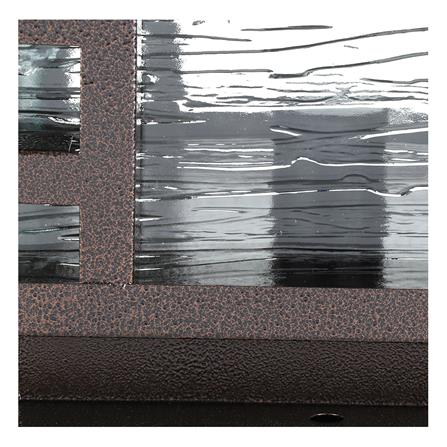 ไฟหัวเสา INOVA UT109 โลหะ COUNTRY สีน้ำตาล_2