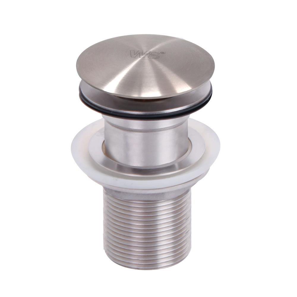 สะดืออ่างล้างหน้า WS CWT-017L สีเงิน