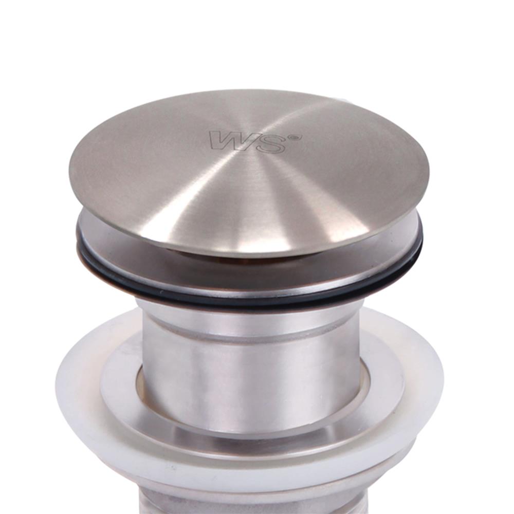 สะดืออ่างล้างหน้า WS CWT-017L สีเงิน