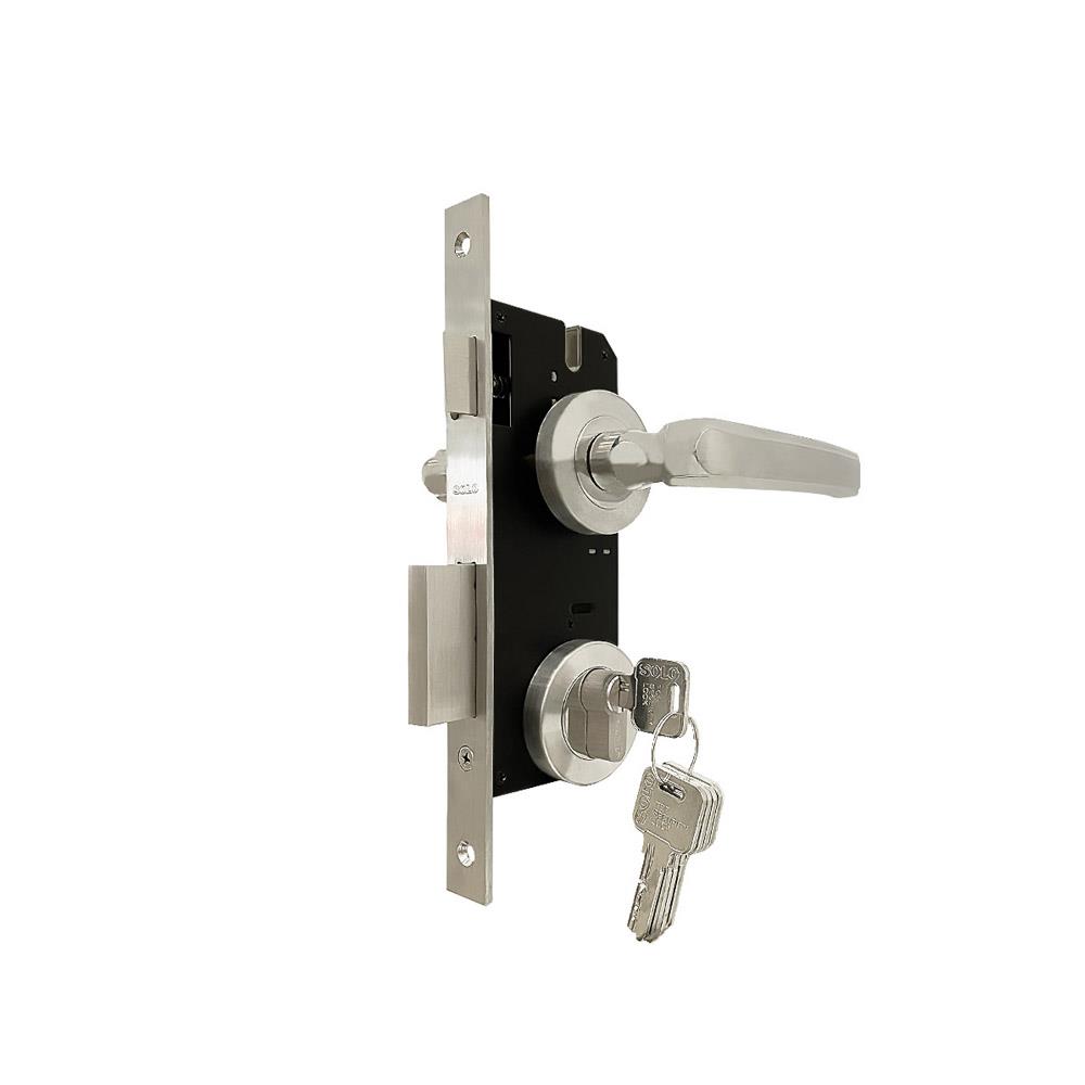 มือจับก้านโยก MORTISE LOCK SOLO MSS5530 สีสเตนเลส