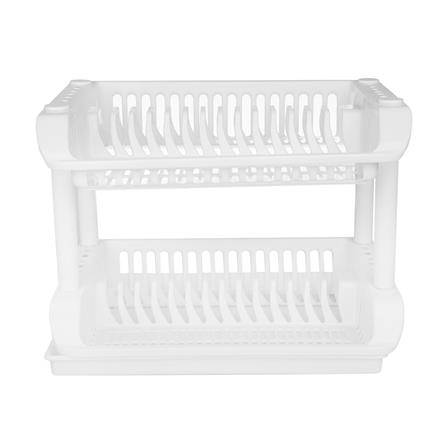 ชั้นคว่ำจานพลาสติก 2 ชั้น CSP 249-2 สีขาว_1