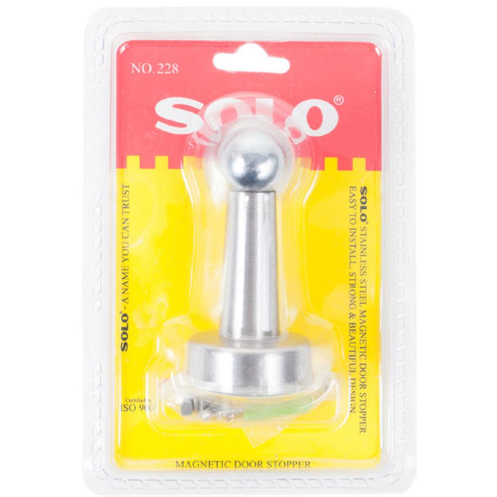 กันชนแม่เหล็กแท่ง SOLO 228 สีสเตนเลส