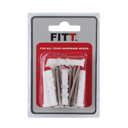 พุ๊กอิฐมวลเบาพร้อมสกรู FITT #7 10 ตัว_1