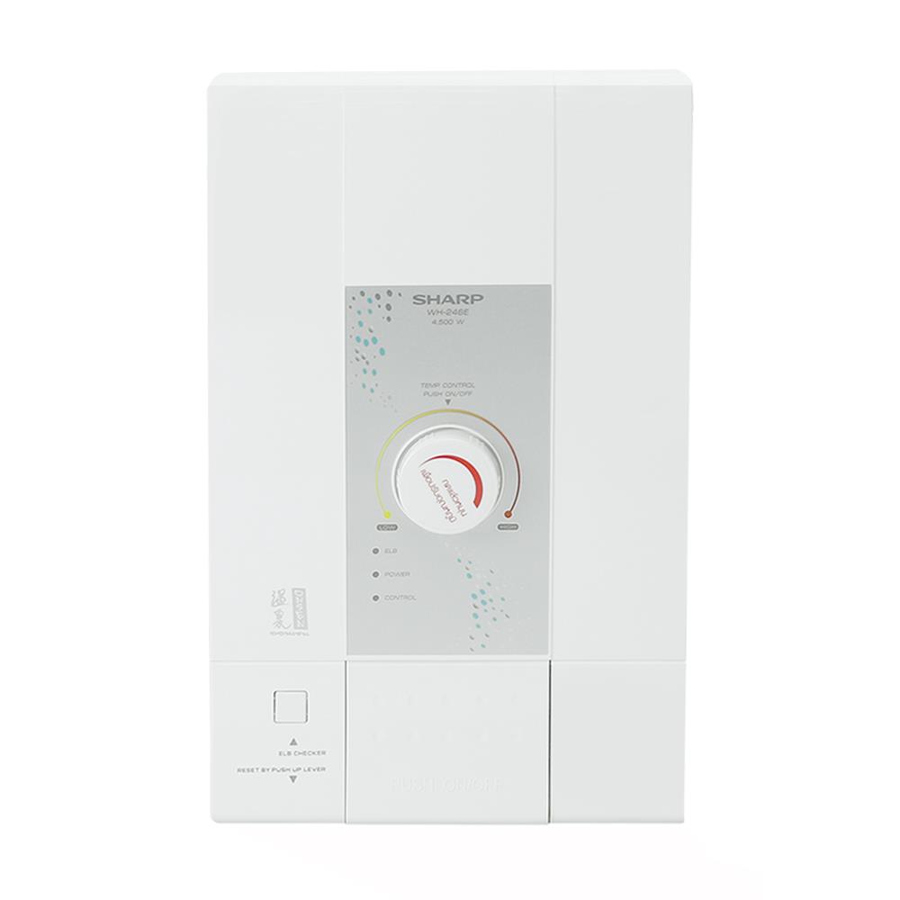 เครื่องทำน้ำอุ่น SHARP WH-246E 4500 วัตต์ สีขาว