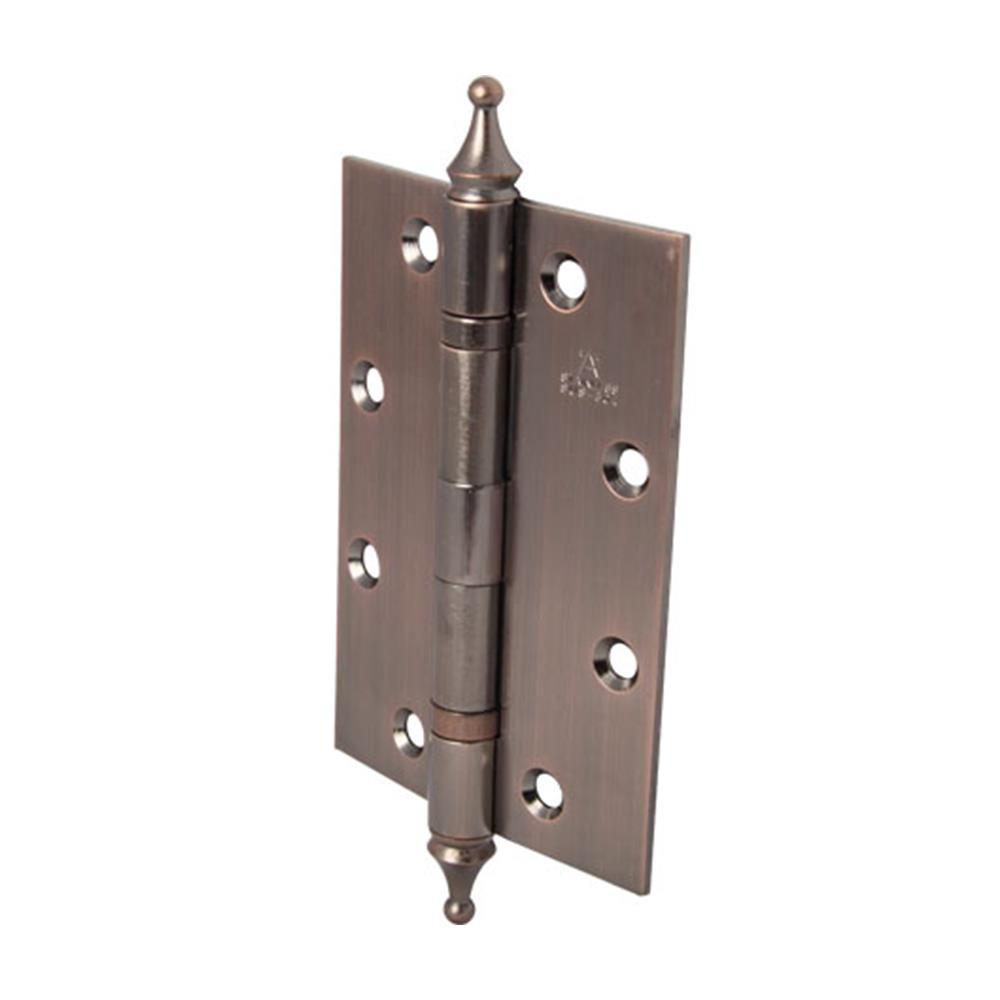 บานพับหัวมงกุฎ 5X3.5 นิ้ว X 3 มม. HAFELE 489.02.355 สีทองแดงรมดำ แพ็ก 2 ชิ้น