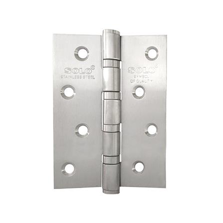 บานพับ 4X3 นิ้ว X 2 มม. SOLO 1143020 สีสเตนเลส (แพ...