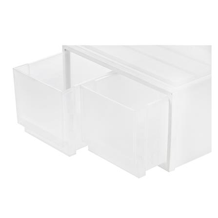 กล่องลิ้นชัก 2 ลิ้นชัก STACKO CK-72 40x35.8x21.2 ซม. สีขาว_2