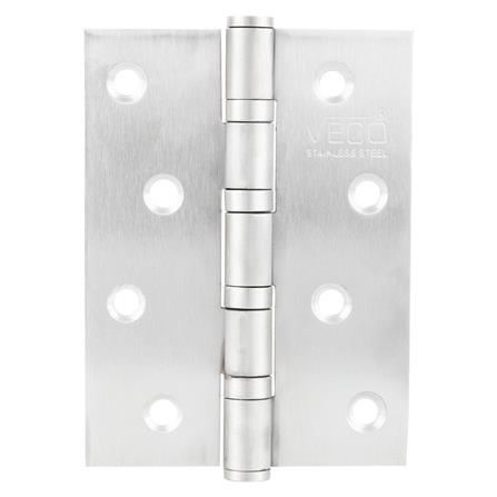 บานพับ 4x3 นิ้ว x 2 มม. VECO 432-11 4BB สีสเตนเลส (แพ็ก 2 ชิ้น)