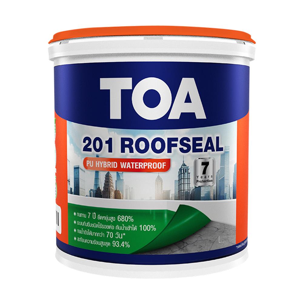 อะคริลิกกันซึม TOA 201 ROOFSEAL PU HYBRID 1 กก. สีขาว