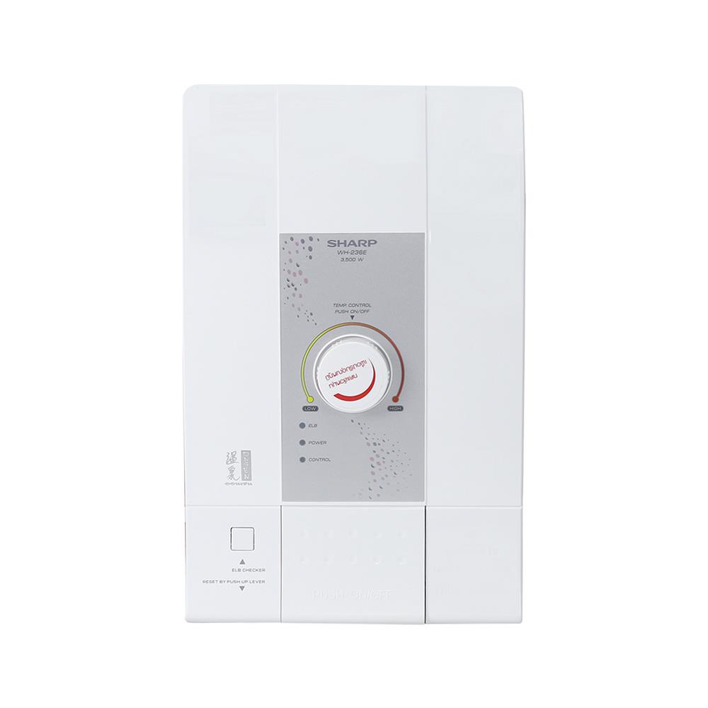 เครื่องทำน้ำอุ่น SHARP WH-236E 3500 วัตต์ สีขาว