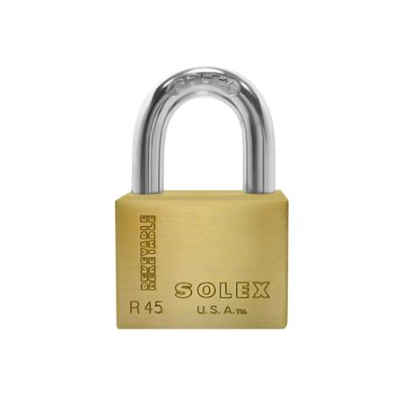 กุญแจลูกปืน SOLEX R45-45 45 มม. สีสเตนเลส