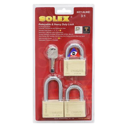 กุญแจคีย์อะไลท์ SOLEX EXTRA45 45 มม. 3 ตัว/ชุด_3