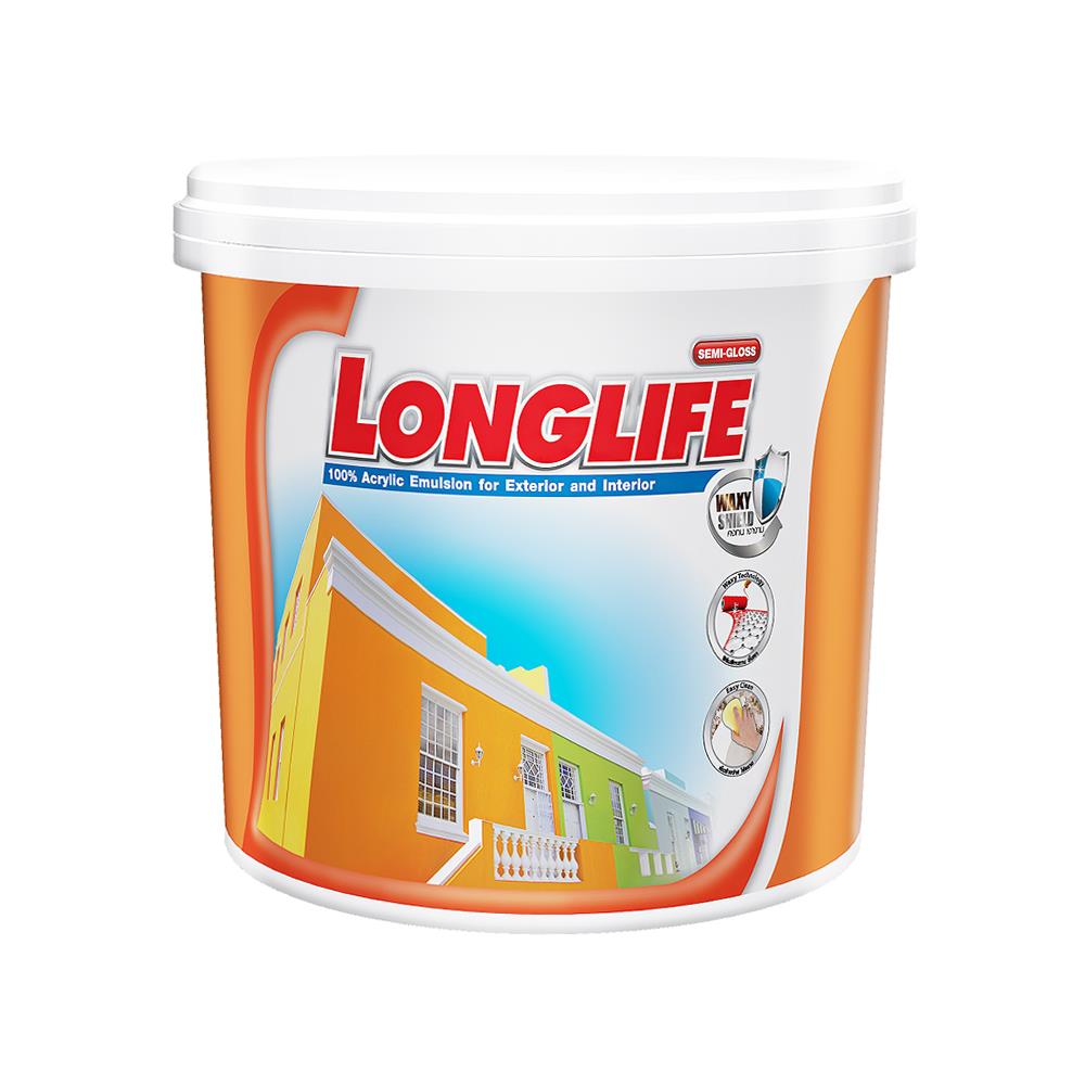 สีน้ำทาภายนอก CAPTAIN WAXYSHIELD BASE A กึ่งเงา 1 แกลลอน