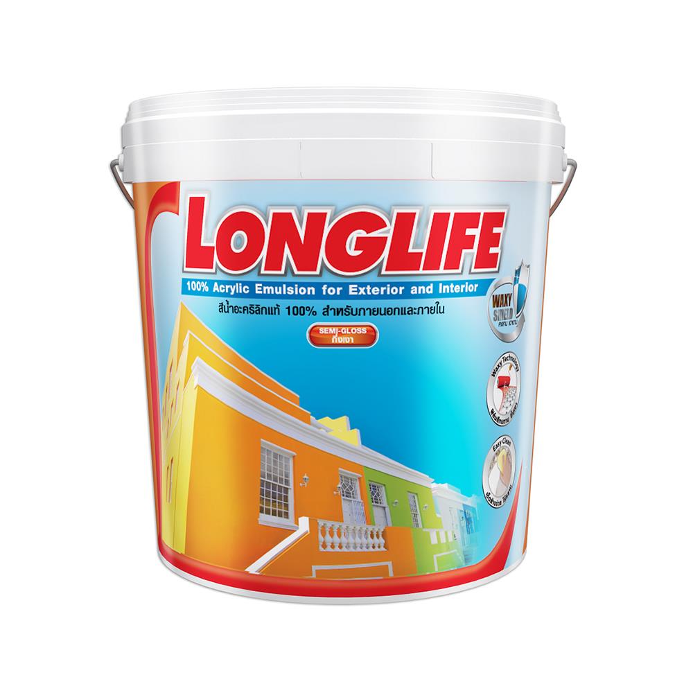 สีน้ำทาภายนอก CAPTAIN WAXYSHIELD BASE D กึ่งเงา 2.5 แกลลอน