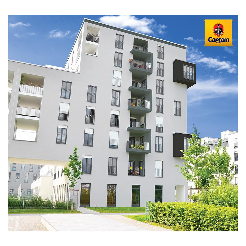 สีน้ำทาภายนอก CAPTAIN WAXYSHIELD BASE D กึ่งเงา 2.5 แกลลอน