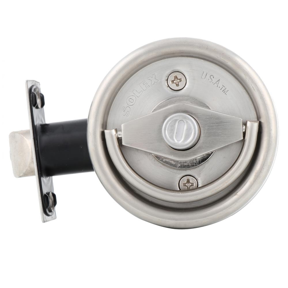 ลูกบิดหลบมุ้งลวด SOLEX 9500SSM หัวกลม สีสเตนเลส