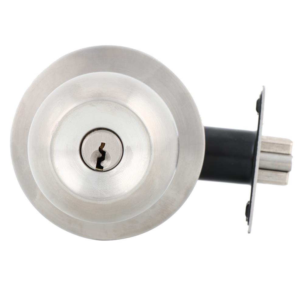 ลูกบิดหลบมุ้งลวด SOLEX 9500SSM หัวกลม สีสเตนเลส