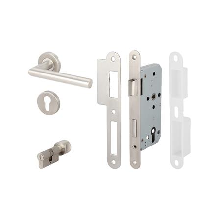 มือจับก้านโยกห้องน้ำ MORTISE  HAFELE 499.10.108 สีสเตนเลส