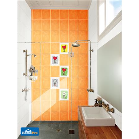 กระเบื้องผนัง 8x10 นิ้ว DURAGRES L-111 ขาว_3