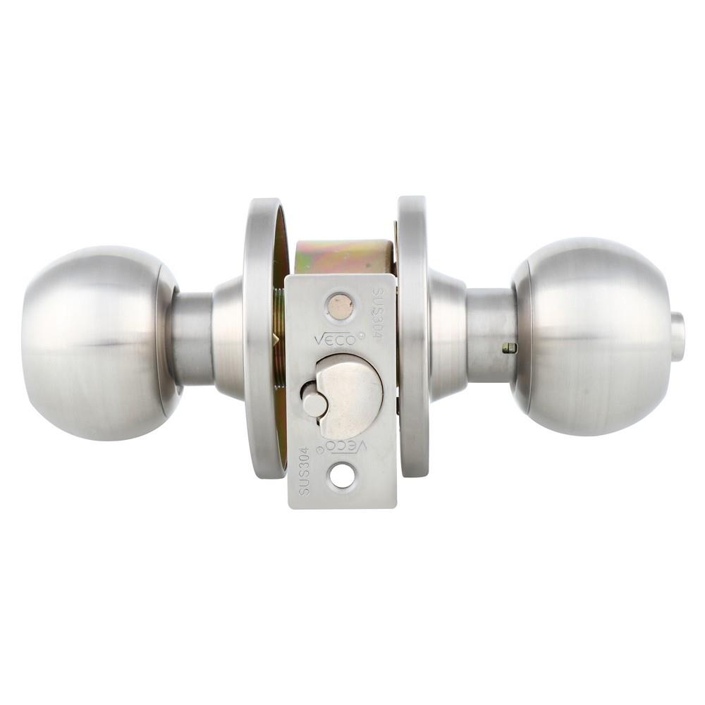 ลูกบิดทั่วไป VECO 5871SS-ML-ET หัวกลม สีสเตนเลส