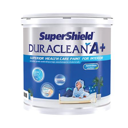 สีน้ำทาภายใน ชนิดกึ่งเงา TOA SUPERSHIELD DURACLEAN A+ BASE C 1 แกลลอน_0