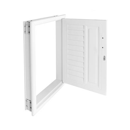 บานใต้เตา KING PLAT-NOVA 43.8x61.5 ซม. สีขาว_1