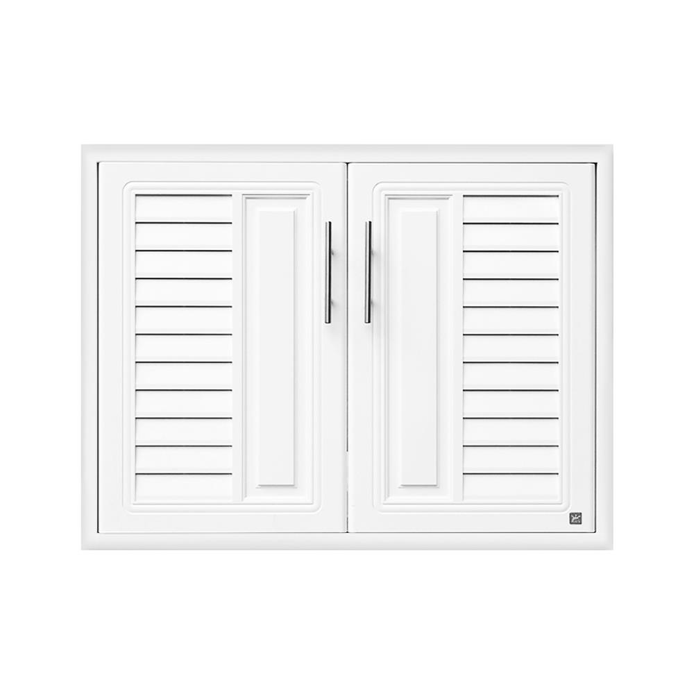 บานใต้เตา KING PLAT-NOVA 81.5x61.5 ซม. สีขาว