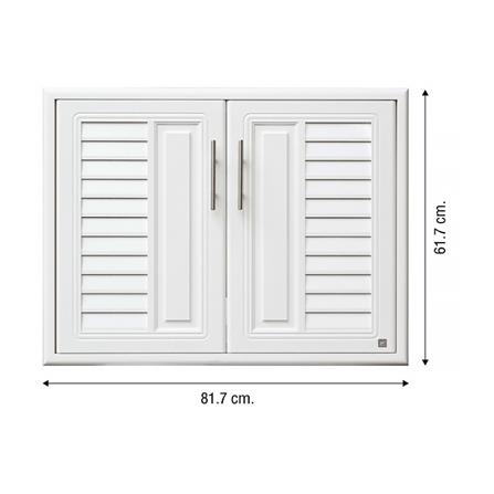 บานใต้เตา KING PLAT-NOVA 81.5x61.5 ซม. สีขาว_2