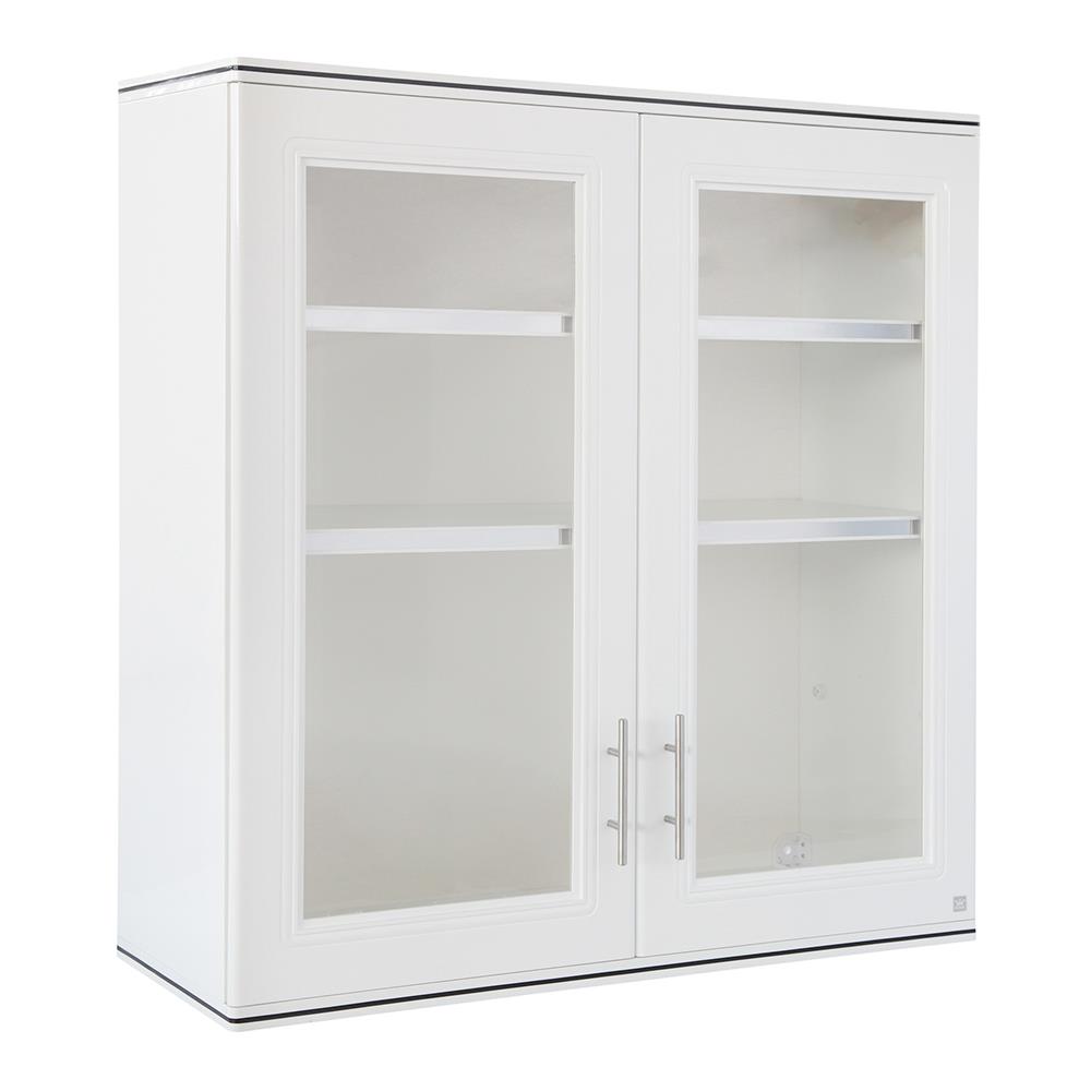ตู้แขวนบานคู่ ABS KING GRAND PLAT-ZERCON 90 x 94 ซม. สีขาว