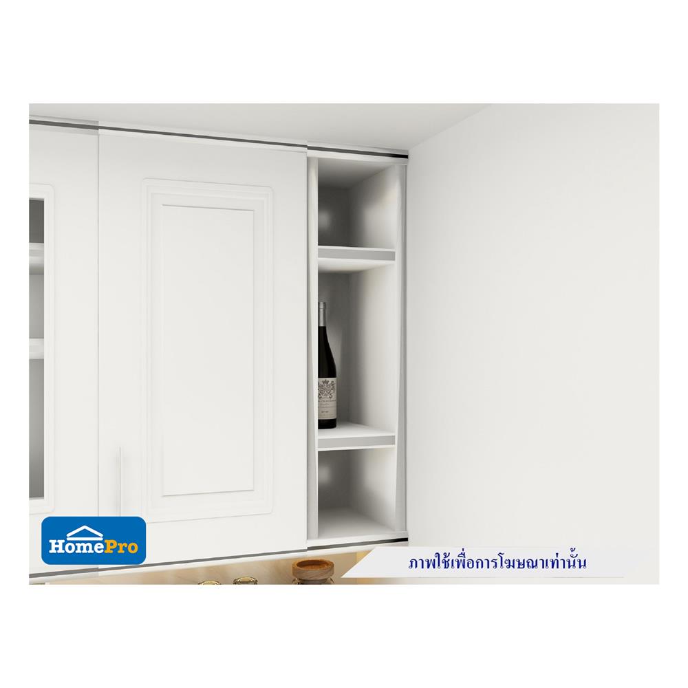 ช่องเสริมแนวตั้ง KING GRAND PLAT 25x94 ซม. สีขาว