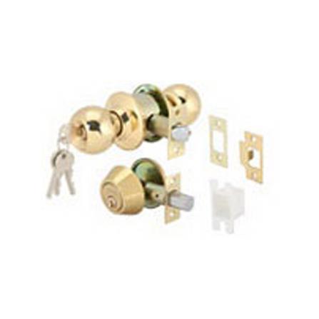 ลูกบิดหัวกลม+DEAD BOLT HAFELE 489.93.809 สีทอง_0