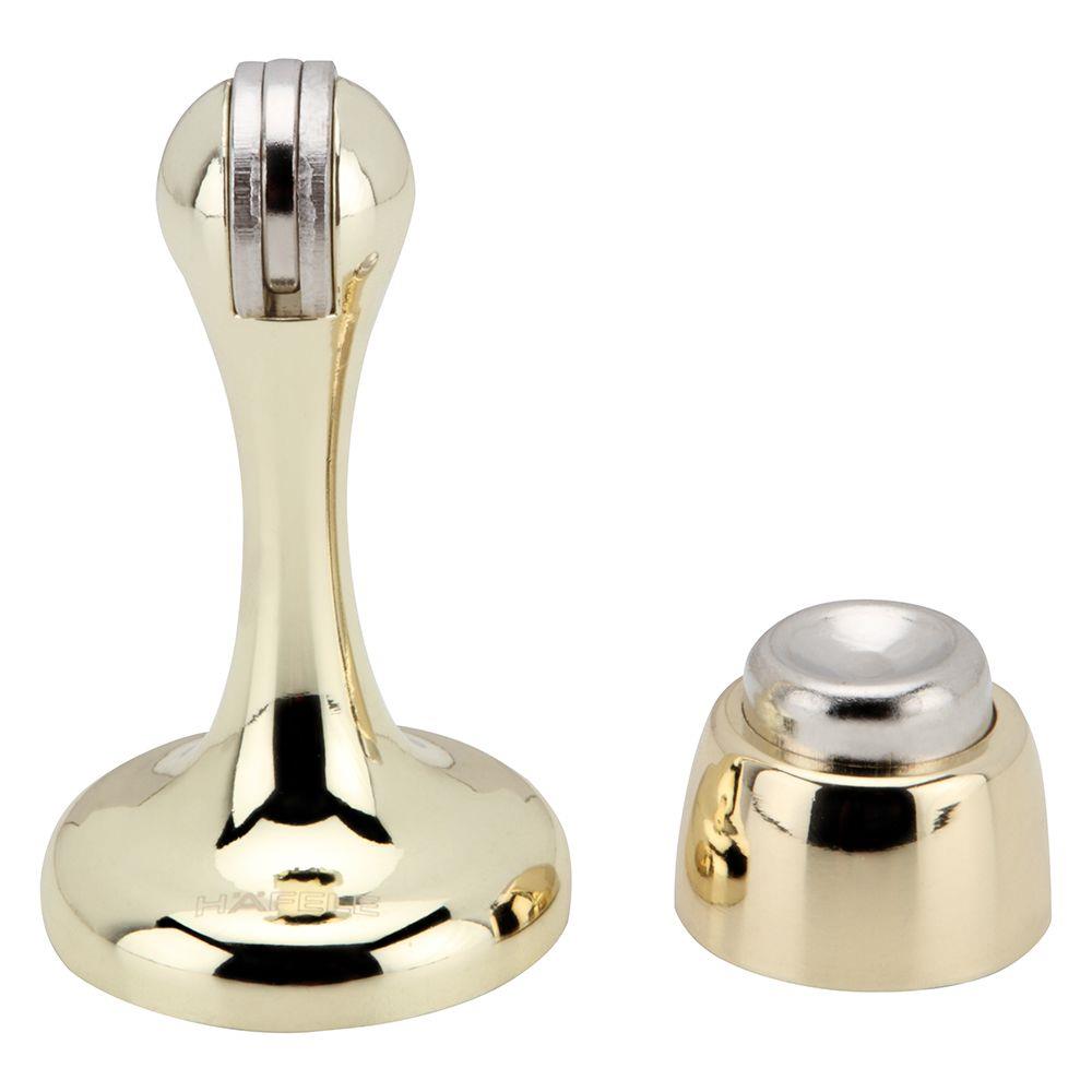 กันชนแม่เหล็กแท่ง HAFELE 489.70.257 สีทองเหลืองขัดเงา