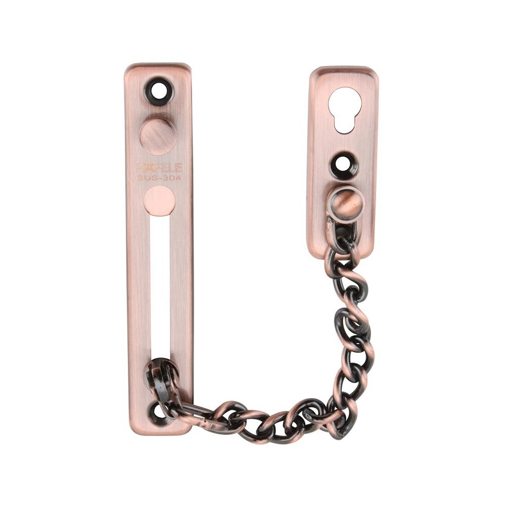 กลอนโซ่ HAFELE 489.71.564 4.96 นิ้ว สีทองแดงรมดำ