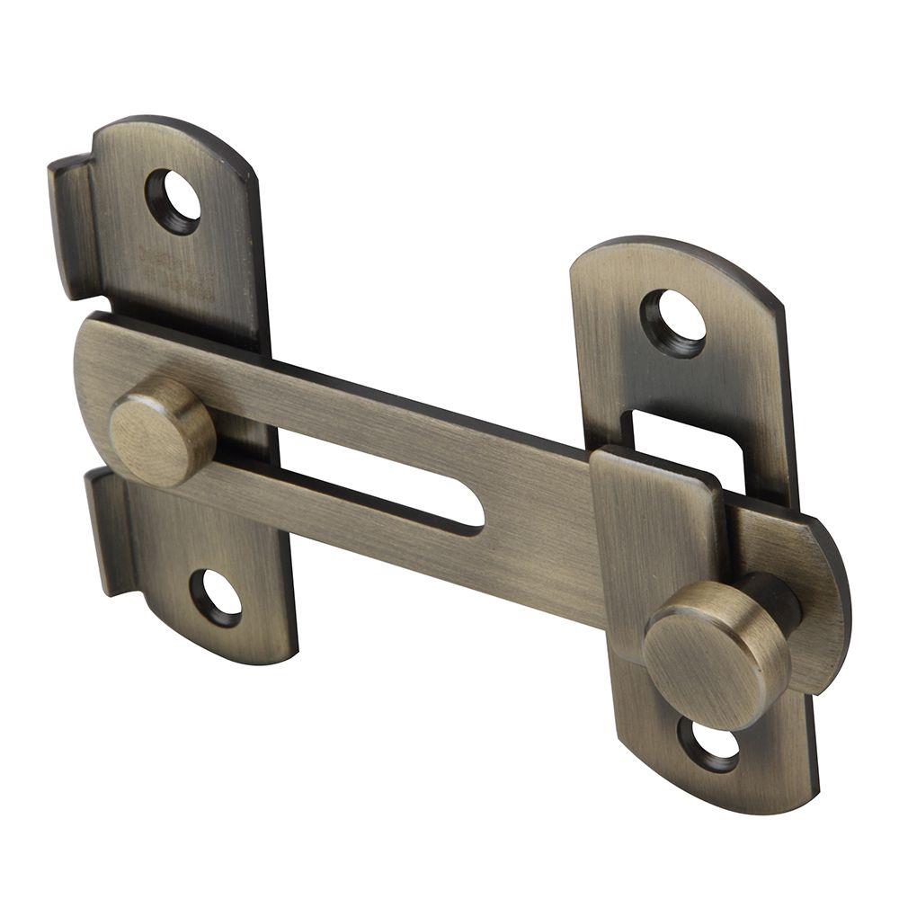 กลอนตัวล็อก HAFELE 489.71.692 4 นิ้ว สีทองเหลืองรมดำ