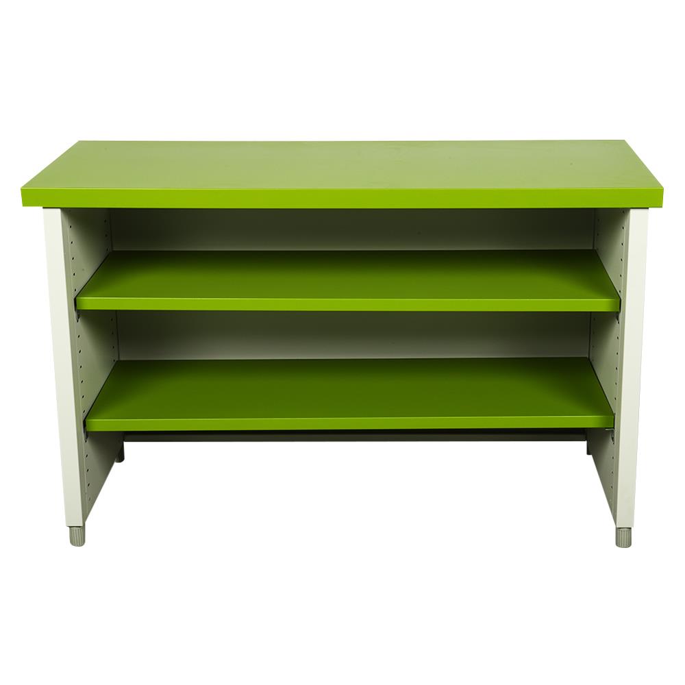 โต๊ะทำงานเหล็ก LUCKY WORLD KDS-120-GG 120 ซม. สีเขียว