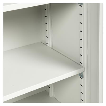 ตู้เหล็กบานเลื่อนทึบ LUCKY WORLD KSS-150-TG สีเทาทราย_5