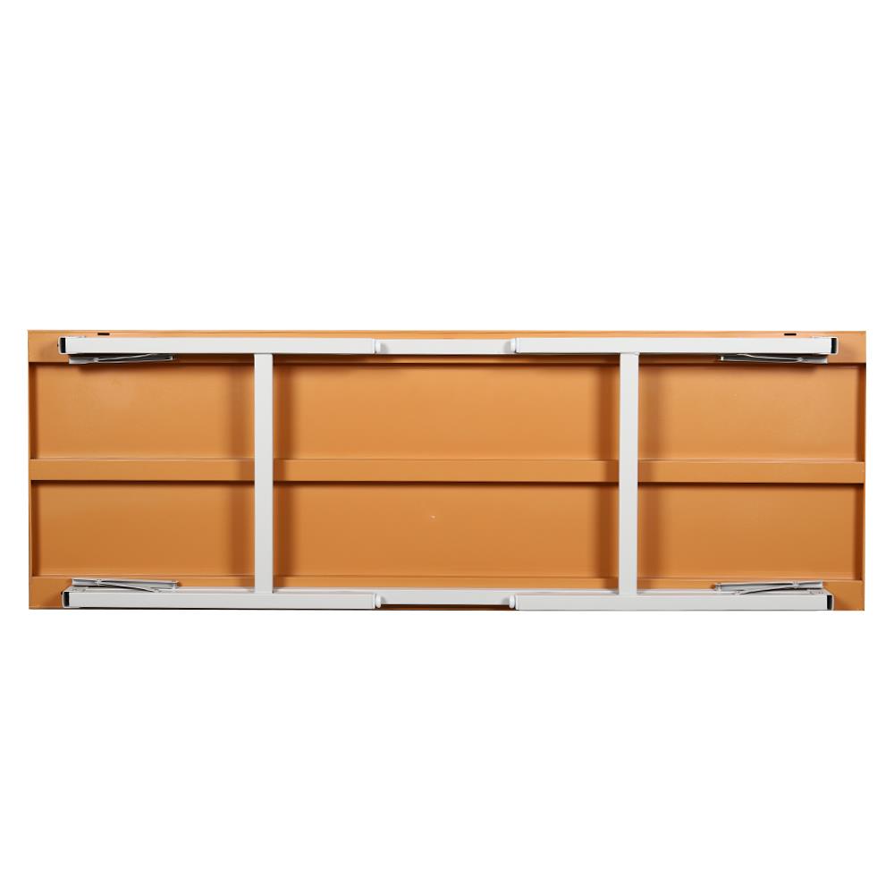 โต๊ะอเนกประสงค์เหลี่ยม LUCKY WORLD FGS-60180-EG 180 ซม. สีน้ำตาล