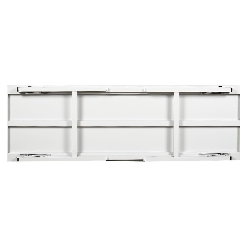 โต๊ะอเนกประสงค์เหลี่ยม LUCKY WORLD FGS-60180-TG 180 ซม. สีเทาทราย