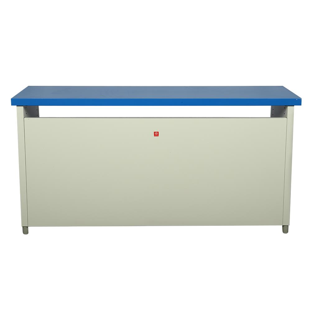 โต๊ะทำงานเหล็ก LUCKY WORLD KDS-150-RG 150 ซม. สีน้ำเงิน