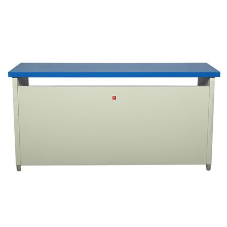 โต๊ะทำงานเหล็ก LUCKY WORLD KDS-150-RG 150 ซม. สีน้ำเงิน_2