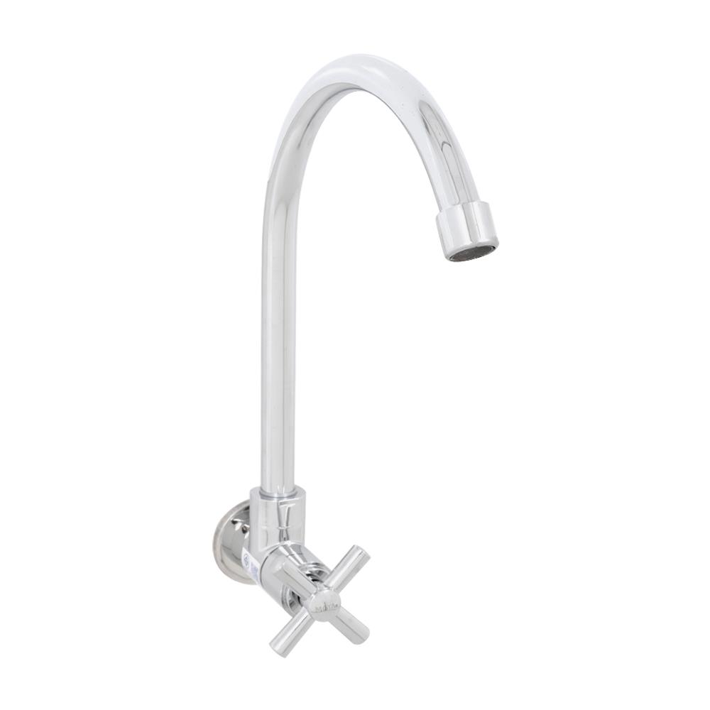 ก๊อกซิงค์เดี่ยวผนัง MOYA PN-82C11 สีโครม