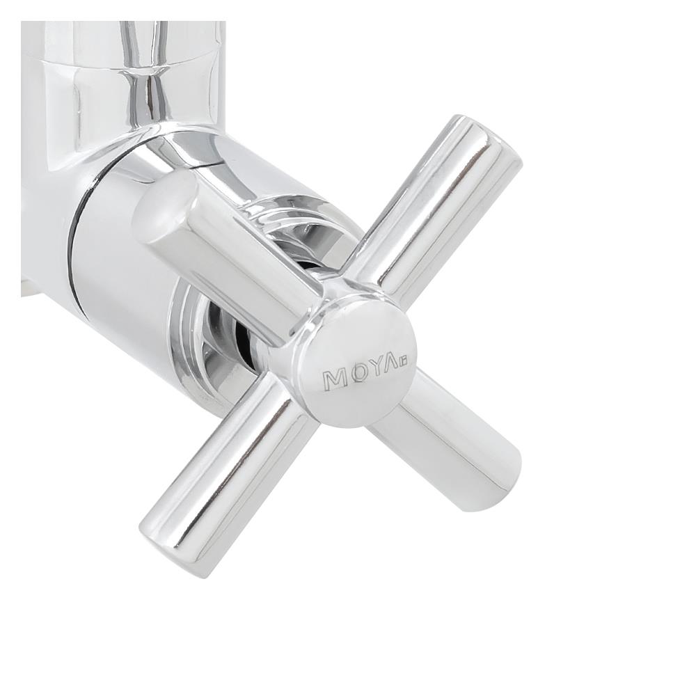 ก๊อกซิงค์เดี่ยวผนัง MOYA PN-82C11 สีโครม