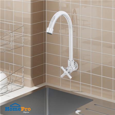 ก๊อกซิงค์เดี่ยวผนัง MOYA PN-82C11 สีโครม_3