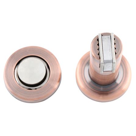 กันชนแม่เหล็กแท่ง SOLEX M25 สีทองแดงรมดำ_1