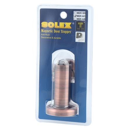 กันชนแม่เหล็กแท่ง SOLEX M25 สีทองแดงรมดำ_3