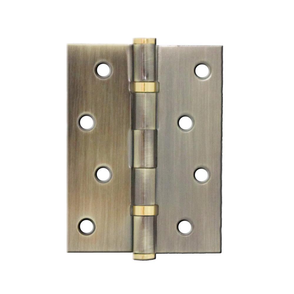 บานพับ 4X3 นิ้ว X 2 มม. SOLEX 4324 สีทองเหลืองรมดำ (แพ็ก 3 ชิ้น)