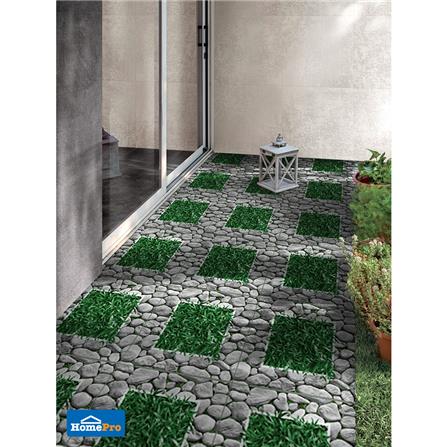 กระเบื้องพื้น 40x40ซม. หินล้อม เทา 1M2_2