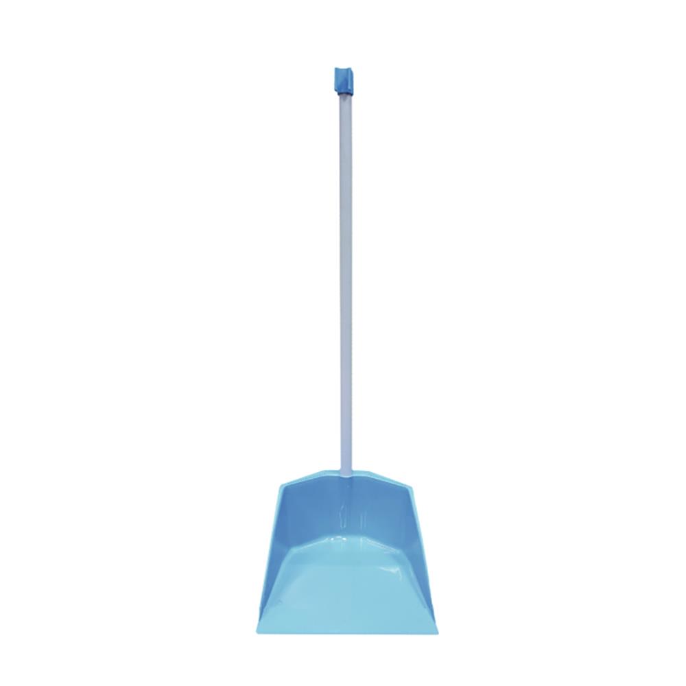 ที่โกยผลพลาสติก ด้ามยาว POWER GREEN 10 นิ้ว สีฟ้า